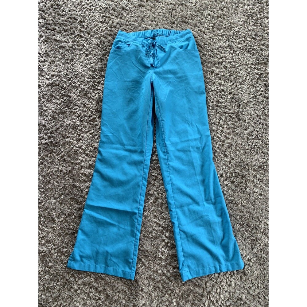 Grey’s Anatomy Drawstring Scrub Pants Aqua 4232 Women's Size XS